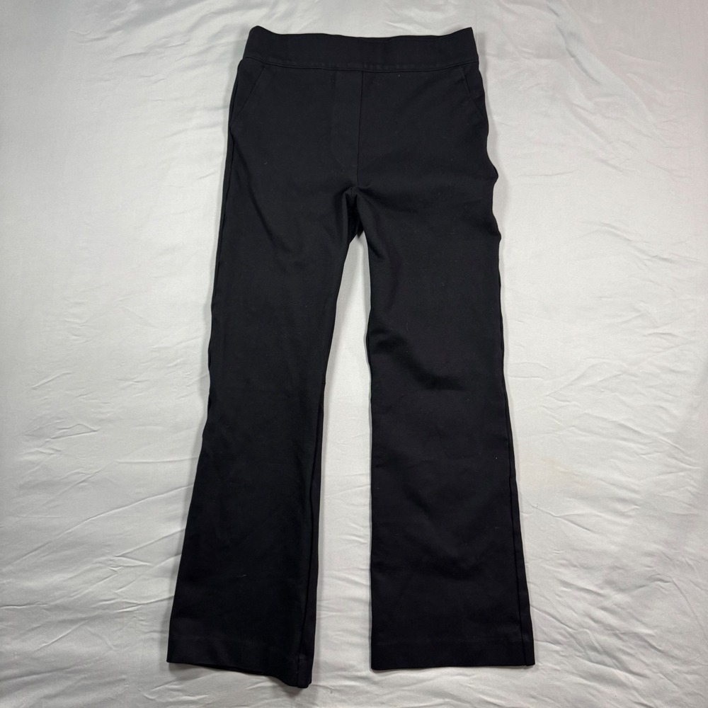 Spanx PerfectFit Ponte Kick Flare Pant Womens Med Tall Black Office Career